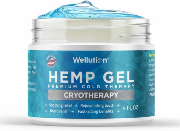 High-Strength Hemp Cryotherapy Gel – Soothes Feet, Knees, Back